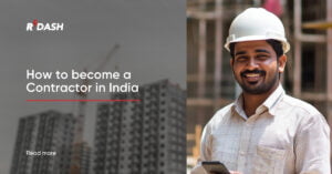 How to become a contractor in India