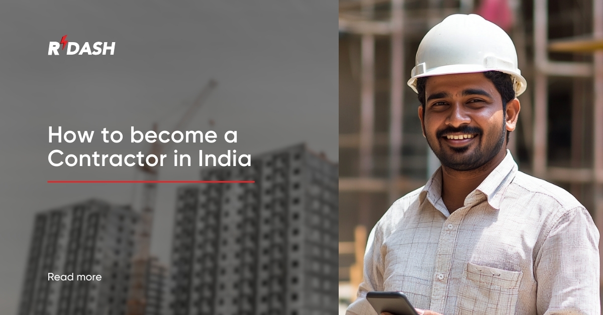 How to become a contractor in India