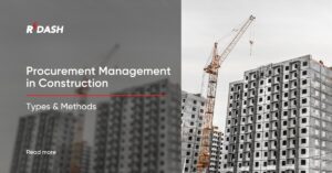 Procurement management in construction