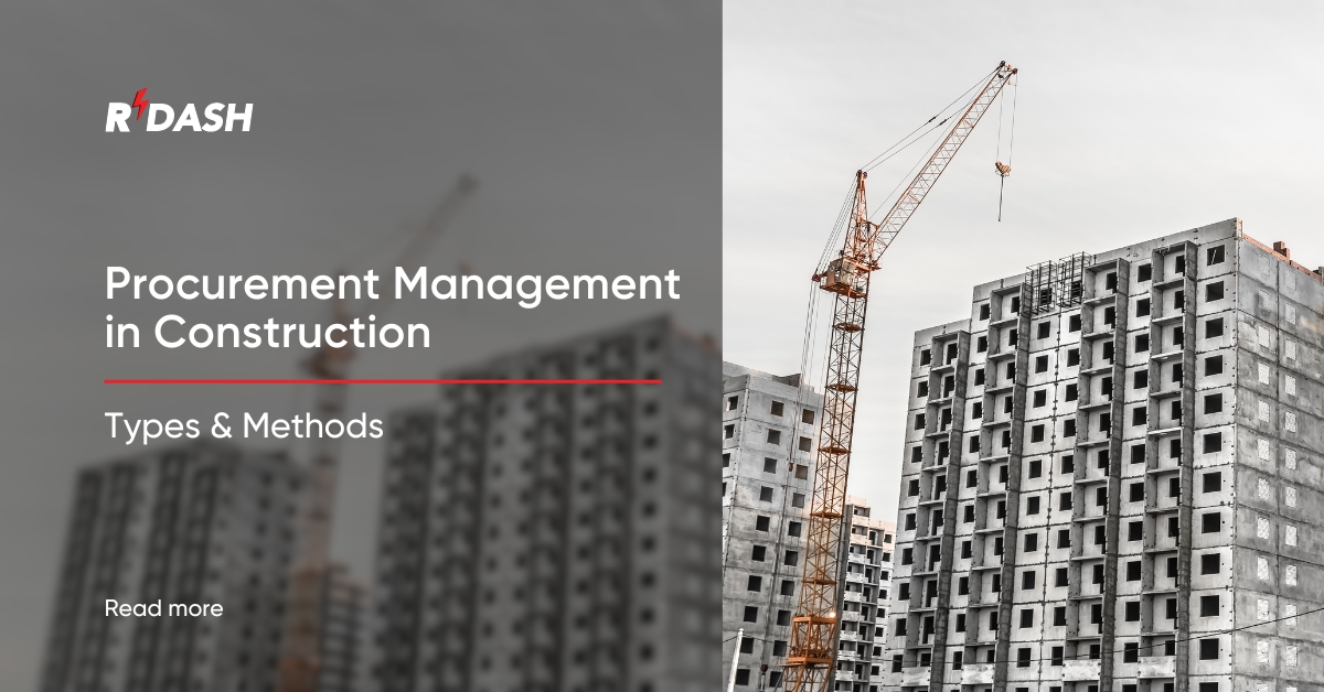 Procurement management in construction