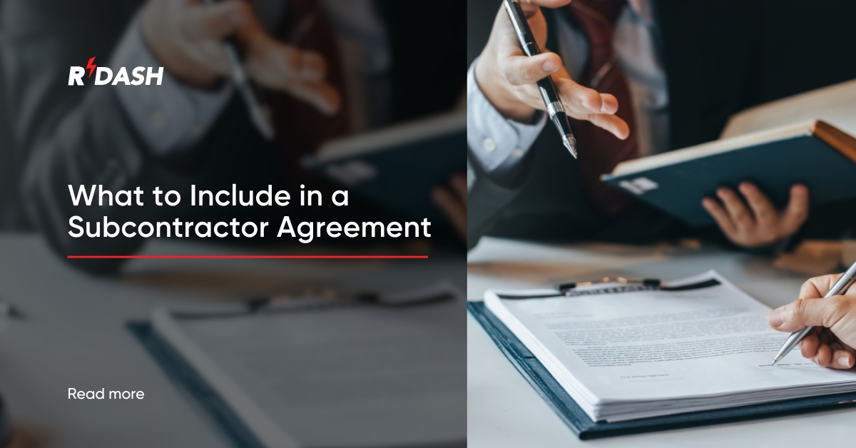 Subcontractor Agreement